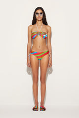 PUCCI Bikini | Women Iride-Print Bandeau Bikini Top