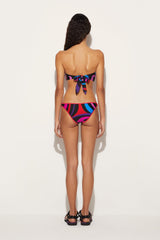 PUCCI Bikini | Women Marmo-Print Bandeau Bikini Top