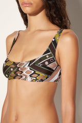 PUCCI Bikini | Women Vivara-Print Bikini Top