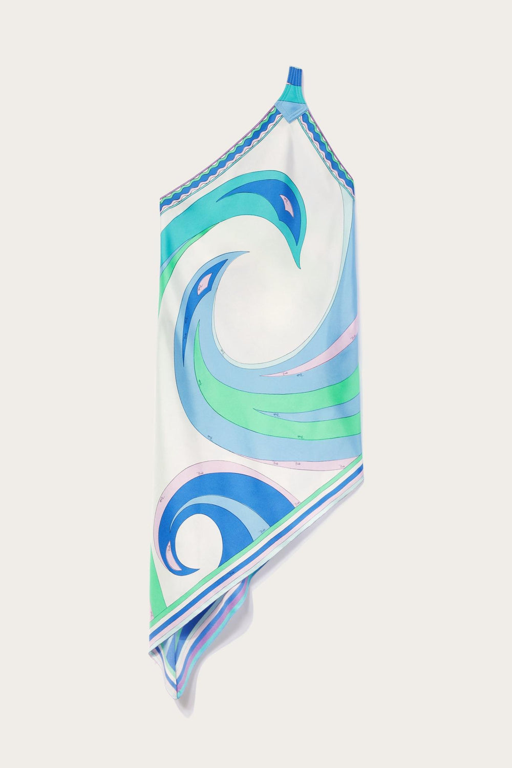 PUCCI Dresses | Women Cigni-Print Asymmetric Silk-Twill Dress