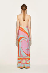 PUCCI Dresses | Women Cigni-Print Long Dress
