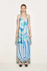 PUCCI Dresses | Women Iride-Print Silk-Twill Dress