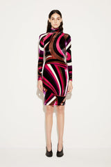 PUCCI Dresses | Women Iride-Print Velvet Dress