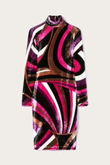 PUCCI Dresses | Women Iride-Print Velvet Dress