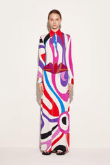 PUCCI Dresses | Women Marmo-Print Long Dress