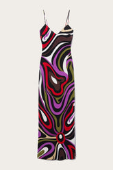 PUCCI Dresses | Women Marmo-Print Silk Dress