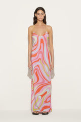 PUCCI Dresses | Women Marmo-Print Silk Dress