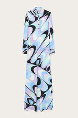 PUCCI Dresses | Women Onde-Print Shirt Dress