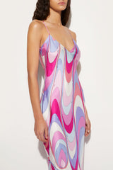 PUCCI Dresses | Women Onde-Print Silk Dress