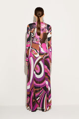 PUCCI Dresses | Women Orchidee And Iride-Print Long Dress