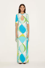 PUCCI Dresses | Women Pesci-Print Long Dress
