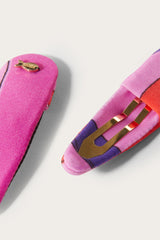 PUCCI Hats And Hair Accessories | Women Marmo-Print Hair Clips