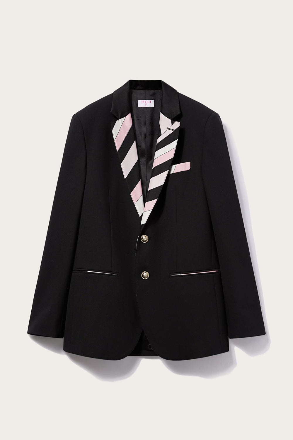 PUCCI Jackets | Women Iride-Print Single-Breasted Blazer