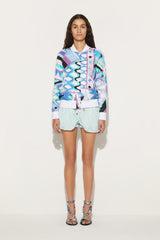 PUCCI Jackets | Women Vivara-Print Silk-Twill Bomber Jacket