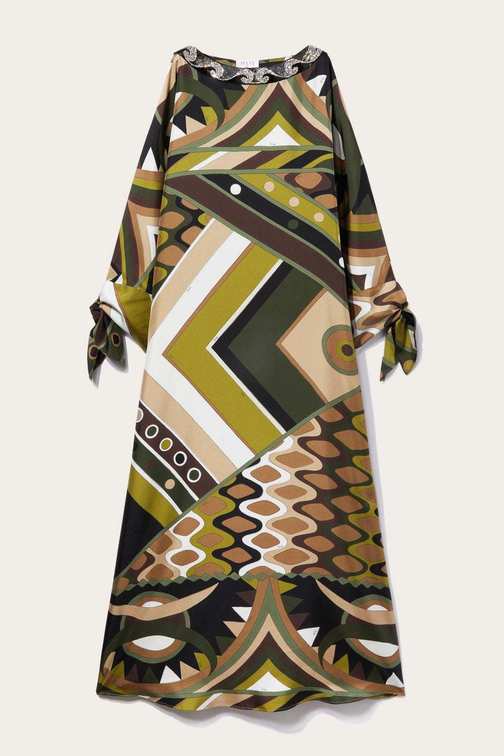 PUCCI Kaftans | Women Beaded Vivara-Print Kaftan