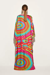 PUCCI Kaftans | Women Bersaglio-Print Silk-Twill Kaftan