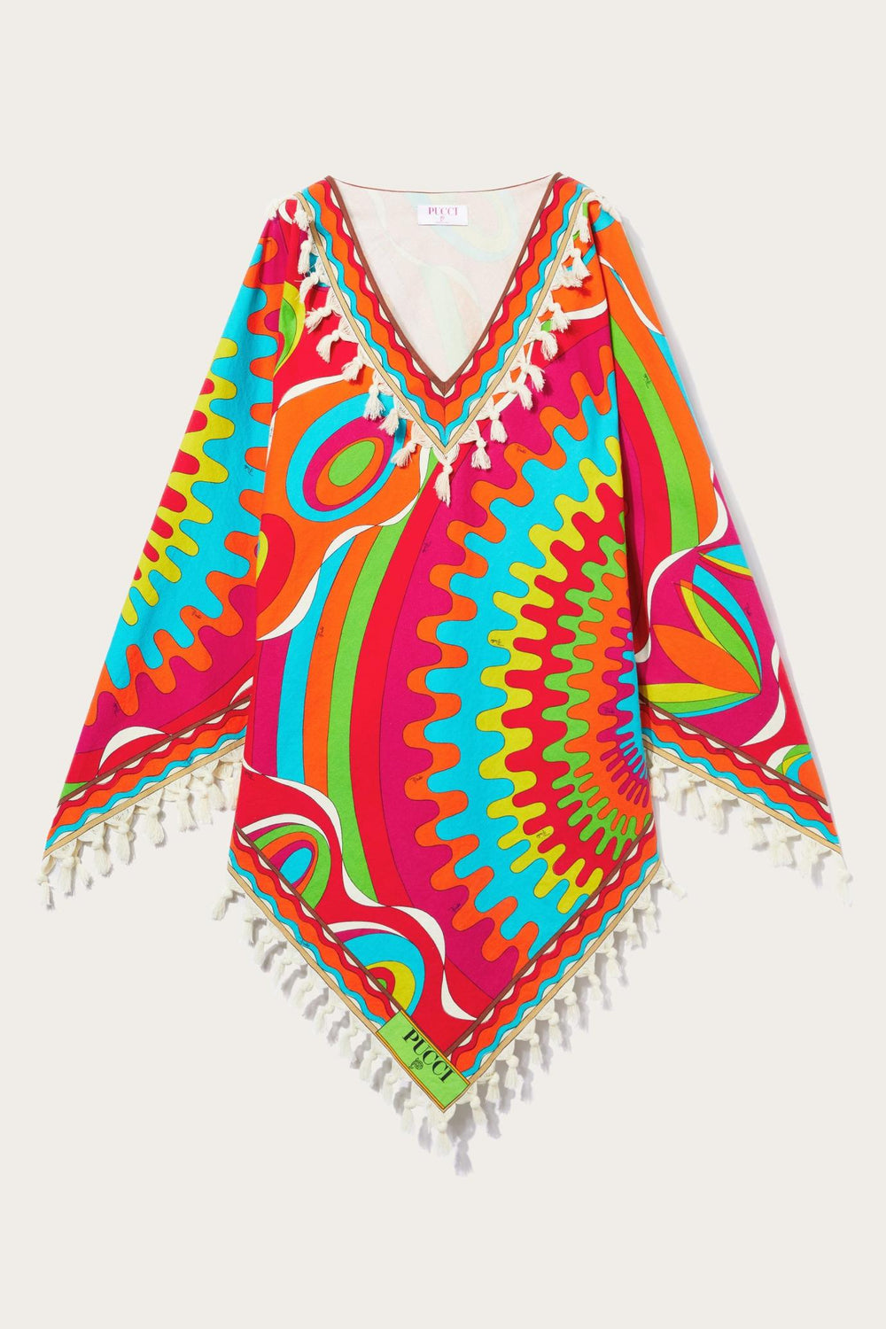 PUCCI Kaftans | Women Bersaglio-Print Tassel-Trim Kaftan