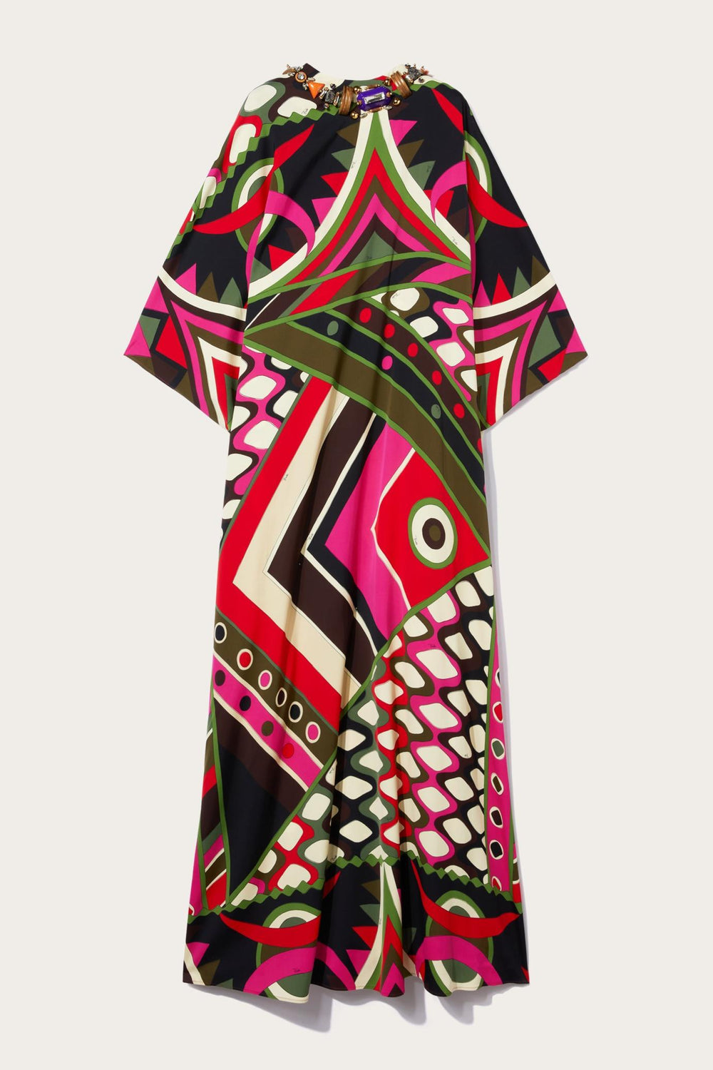 PUCCI Kaftans | Women Embellished Vivara-Print Kaftan
