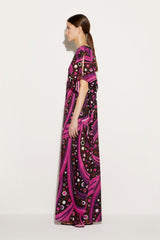 PUCCI Kaftans | Women Fontane-Print Belted Cotton Kaftan