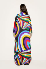PUCCI Kaftans | Women Iride-Print Silk-Twill Kaftan