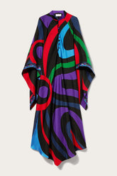 PUCCI Kaftans | Women Marmo-Print Silk-Twill Kaftan