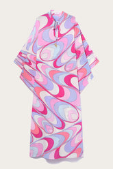 PUCCI Kaftans | Women Onde-Print Silk Kaftan