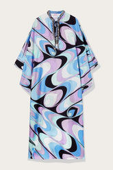 PUCCI Kaftans | Women Onde-Print Silk-Twill Kaftan