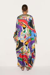 PUCCI Kaftans | Women Orchidee-Print Silk-Twill Kaftan