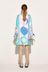 PUCCI Kaftans | Women Pesci-Print Silk-Twill Kaftan