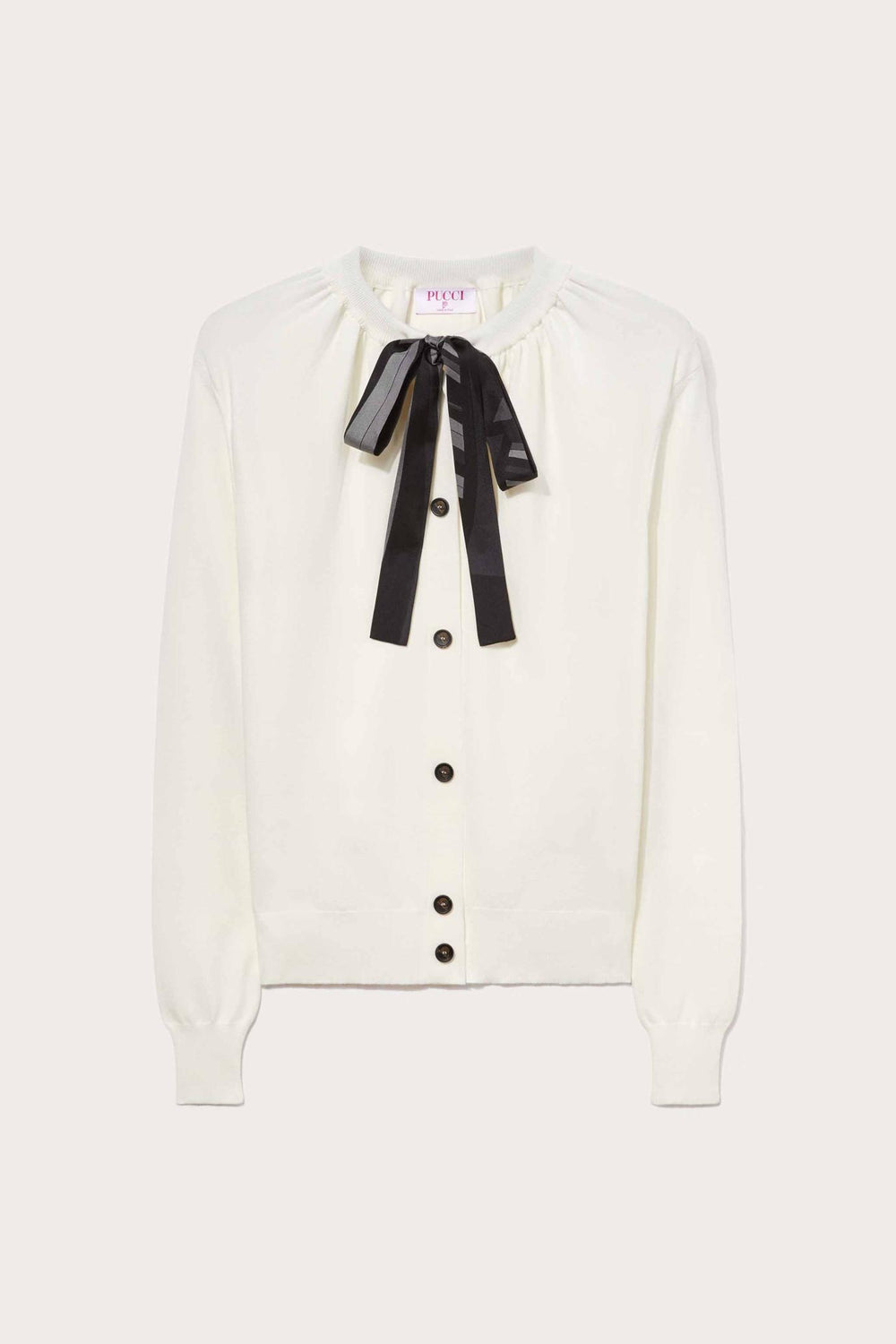 PUCCI Knitwear | Women Iride Print Silk-Twill Cardigan