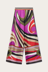 PUCCI Pants And Shorts | Women Cigni-Print Silk Trousers
