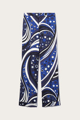 PUCCI Pants And Shorts | Women Fontane-Print Silk-Twill Trousers