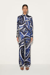 PUCCI Pants And Shorts | Women Fontane-Print Silk-Twill Trousers