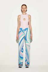 PUCCI Pants And Shorts | Women Iride-Print Trousers