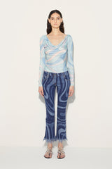 PUCCI Pants And Shorts | Women Marmo-Print Jeans