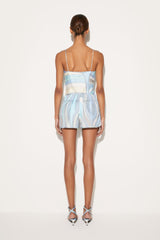 PUCCI Pants And Shorts | Women Marmo-Print Silk-Twill Shorts