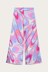 PUCCI Pants And Shorts | Women Onde-Print Silk-Twill Trousers