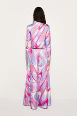 PUCCI Pants And Shorts | Women Onde-Print Silk-Twill Trousers