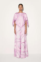 PUCCI Pants And Shorts | Women Orchidee-Print Silk-Twill Trousers