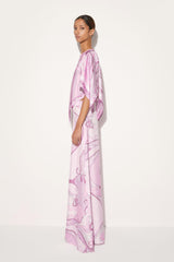 PUCCI Pants And Shorts | Women Orchidee-Print Silk-Twill Trousers