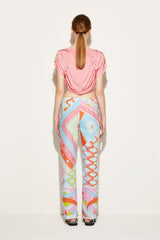 PUCCI Pants And Shorts | Women Vivara-Print Cotton Trousers