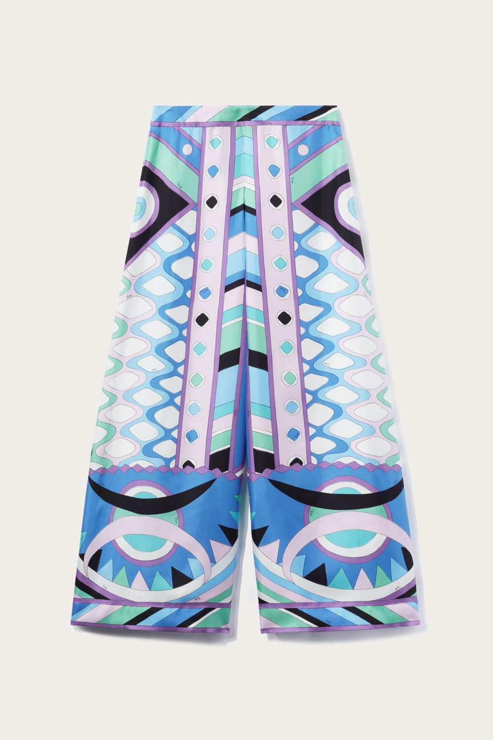 PUCCI Pants And Shorts | Women Vivara-Print Silk-Twill Trousers