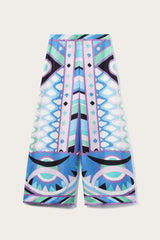 PUCCI Pants And Shorts | Women Vivara-Print Silk-Twill Trousers
