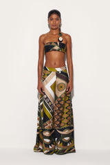 PUCCI Pants And Shorts | Women Vivara-Print Silk-Twill Trousers