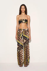 PUCCI Pants And Shorts | Women Vivara-Print Wide-Leg Trousers