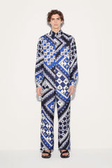 PUCCI Ready To Wear | Men Festa-Print Silk-Twill Shirt