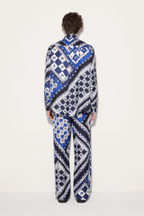 PUCCI Ready To Wear | Men Festa-Print Silk-Twill Shirt