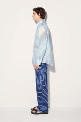 PUCCI Ready To Wear | Men Iride-Print Cotton Shirt