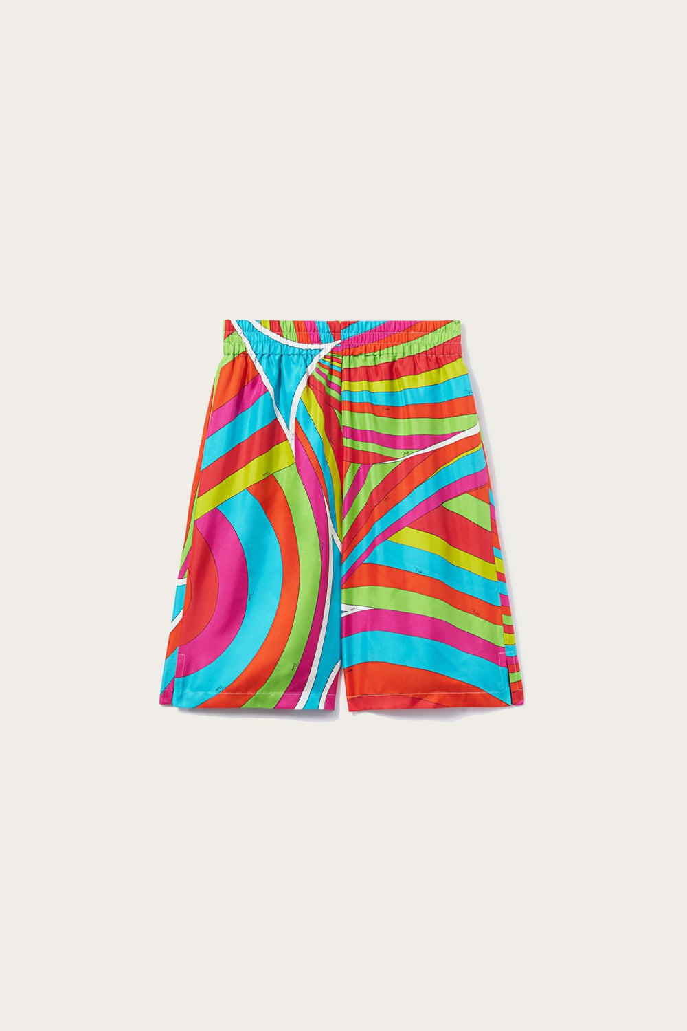 PUCCI Ready To Wear | Men Iride-Print Silk-Twill Shorts