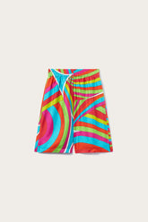 PUCCI Ready To Wear | Men Iride-Print Silk-Twill Shorts